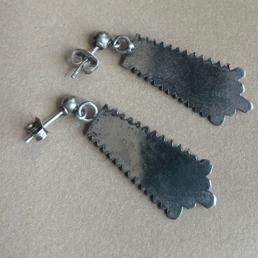 Solid Silver And Genuine Turquoise - image 4